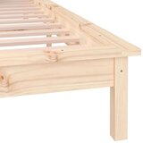  Okvir kreveta 135 x 90 cm bračni od masivnog drva | shoptok.hr