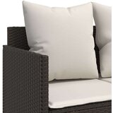  5-dijelni set vrtnih sofa s jastucima poliratan smeđi | shoptok.hr