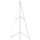  Metalno božićno drvce sa stalkom KUOPIO 125 cm Čelik Bijela - Bijela 125 cm | shoptok.hr
