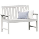  Vrtna klupa Bijelo 120 x 59 x 88 cm HDPE | shoptok.hr