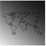 Wallity Metalni Ukras Za Zid World Map 2 | Eponuda.com