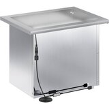  Vrtna posuda za sadnju s LED svjetlom Srebrna 30 x 40 x 30 cm Slike