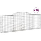  Lučne gabionske košare 30kom 300x30x100/120cm pocinčano željezo | Eponuda.com