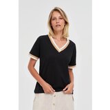 Marisse Black Cotton Blouse Cene