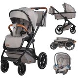 Coccolle Otroški voziček Nessia 3v1 Urbano Siva smart + avtosedež Mydo | Shoptok.si