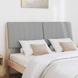  Tapecirani uzglavlje Svijetlo siva 135 cm Čvrsto borovo drvo | shoptok.hr