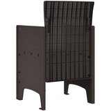  Vrtna stolica 4 pcs Smeđa 53 x 49 x 85 cm Polipropilen | shoptok.hr