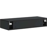 Stolna Stenska stranska miza Črna 87,5 x 34,5 x 17 cm Inženirski les, (5000232472) | Shoptok.si