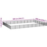  Kavez za pse crni 54 m² čelični | shoptok.hr