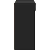  Komoda crna 80x42,5x93 cm od konstruiranog drva | shoptok.hr