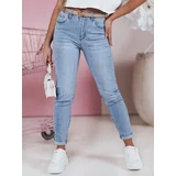 DStreet Spodnie damskie jeansowe slim fit MYJINN