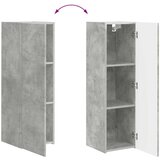  Set TV komoda Zidne 3 pcs Betonski sivi Konstruirano drvo | shoptok.hr