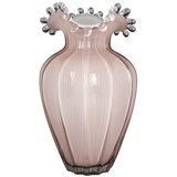 Evviva Vaza Blossom 17xh28cm / rozasto-bela / steklo, (5000267254) | Shoptok.si