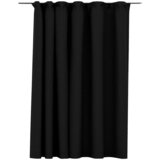 Furnova Zatemnitvena zavesa z obešali videz platna antracitna 290x245cm, (21918269) | Shoptok.si