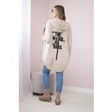 Kesi Sweatshirt with "The World is Yours" print light beige | shoptok.hr