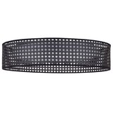  Duolla - LED plafonsko svetlo ROLLER RATTAN LED/24W/230V, prečnik 45 cm, crno | Eponuda.com