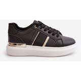 Boto Fashionable Women's Platform Sneakers Made Of Eco Leather Black Nevisase | Shoptok.si