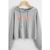 Madmext Sweatshirt - Gray - Regular fit Cene