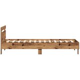  Okvir kreveta s uzglavljem Staro drvo 80 x 200 cm | shoptok.hr