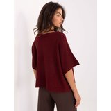 Italy Moda Sweater-IT-SW-2202.52-burgundy | shoptok.hr