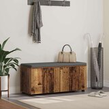  Klupa za hodnik s jastukom Staro drvo 100 x 38 x 46 cm | shoptok.hr