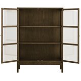 House Nordic Temno rjava vitrina v hrastovem dekorju 90x126x40 cm Zamora – | Shoptok.si
