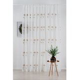 Mendola Fabrics Bela/rožnata prosojna zavesa 140x260 cm Elba – | Shoptok.si