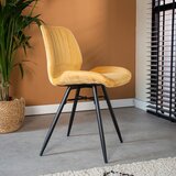 MID.YOU SET STOLOV, kovina, tekstil rumena | Shoptok.si