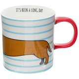 Sass & Belle Modra/rjava porcelanasta skodelica 300 ml Sausage Dog – | Shoptok.si