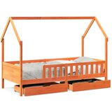 Maison Chic Otroška postelja - Otroški ležaj - Otroški posteljni okvir s predali 80x200 cm trdna borovina, (21698295) Cene