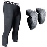 BPSPORTS GAMEPATCH KOMP ODPORNE 3/4 HLAČE Z INSERTI, ČRNE, XXL, (21144935) | Shoptok.si