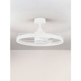 Nova Luce Bela kovinska LED zatemnitvena stropna svetilka Lunair – | Shoptok.si