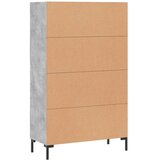  Visoka komoda boja betona 69,5 x 31 x 115 cm konstruirano drvo | shoptok.hr