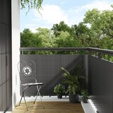 vidaXL Balkonski zaslon antracit 500 x 80 cm od poliratana | shoptok.hr
