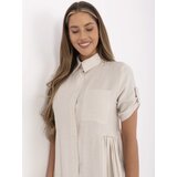 Italy Moda Dress-MI-SK-A2275.09-beige | Shoptok.si