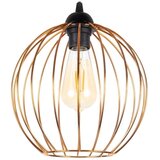  Luster na sajli MATT 2xE27/60W/230V pauk crna/bakarna | Eponuda.com