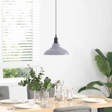 VISILICA podesiva po visini E27 sjajno siva Ø 31 cm metal | shoptok.hr