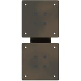  Noge za klub stolić u obliku slova X, 2 kom, prirodni čelik, 30 x (30-31) cm, čelik | shoptok.hr