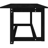  Stolić za kavu crni 110 x 55 x 45 cm od masivne borovine | shoptok.hr