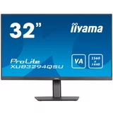 Iiyama Monitor 80 cm (31,5") XUB3294QSU-B1 2560x1440 75Hz VA 4ms HDMI DisplayPort 2xUSB3.0 Pivot sRGB96% ProLite, (21223013)