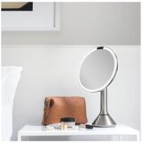 simplehuman Kozmetično povečevalno ogledalo z lučjo ø 20 cm Sensor – | Shoptok.si