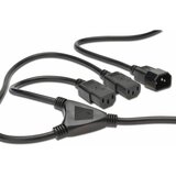 Digitus Napajalni kabel 220V EURO 1x C14 - Y 2xC13 1,7m AK-440400-017-S Cene
