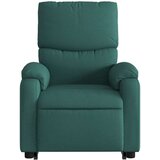  Naslonjač na podizanje od tkanine tamnozeleni | shoptok.hr