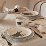 Costa Nova Crni/bež desertni tanjuri u setu 4 kom od kamenine ø 22 cm Elements – | shoptok.hr