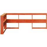  Knjižnica vzglavje L-oblike voščeno rjava 80 cm trdna borovina, (21792718) | Shoptok.si