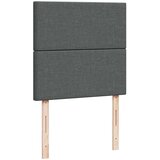 vidaXL Box spring postelja z vzmetnico temno siva 100x200 cm blago | Shoptok.si