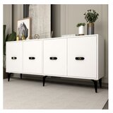 Hanah home konzolni sto fly, 180x82.6x35 cm, beli | ePonuda.com