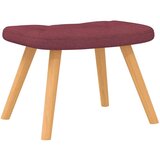  Stolica za ljuljanje s osloncem za noge boja vina od tkanine | shoptok.hr