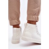 Big Star Women's Zip-Up Padded Sneakers White | Shoptok.si