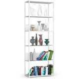 AKORD Regal V Loft Slogu Iz Kovine, Bela, (5000332489) | Shoptok.si